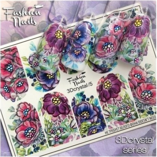 FASHION NAILS CRYSTAL 3D SLIDER 05